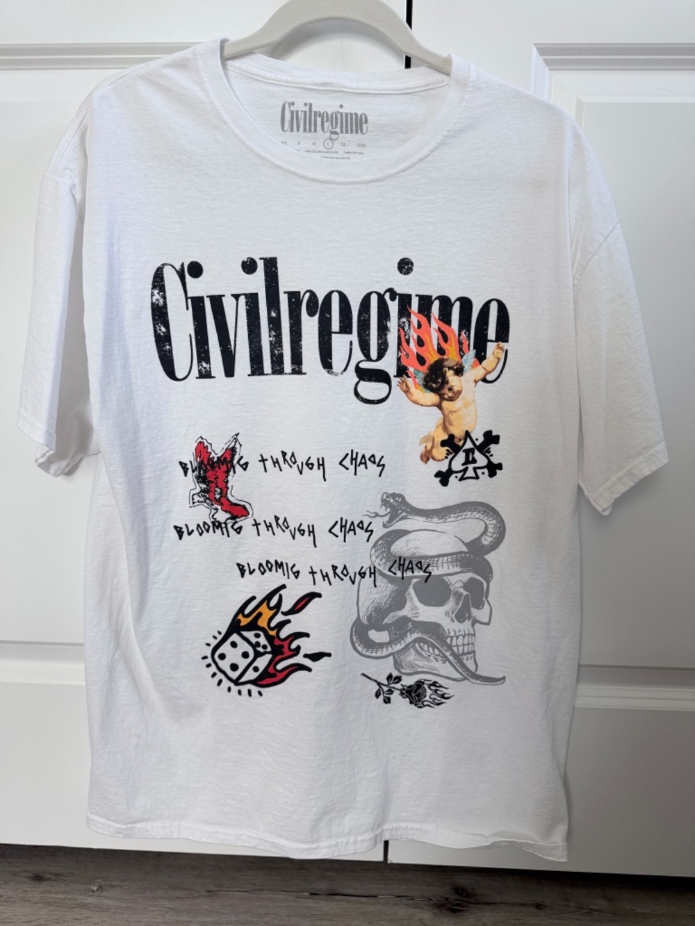 Civilregime "Blooming Through Chaos" Graphic Tee